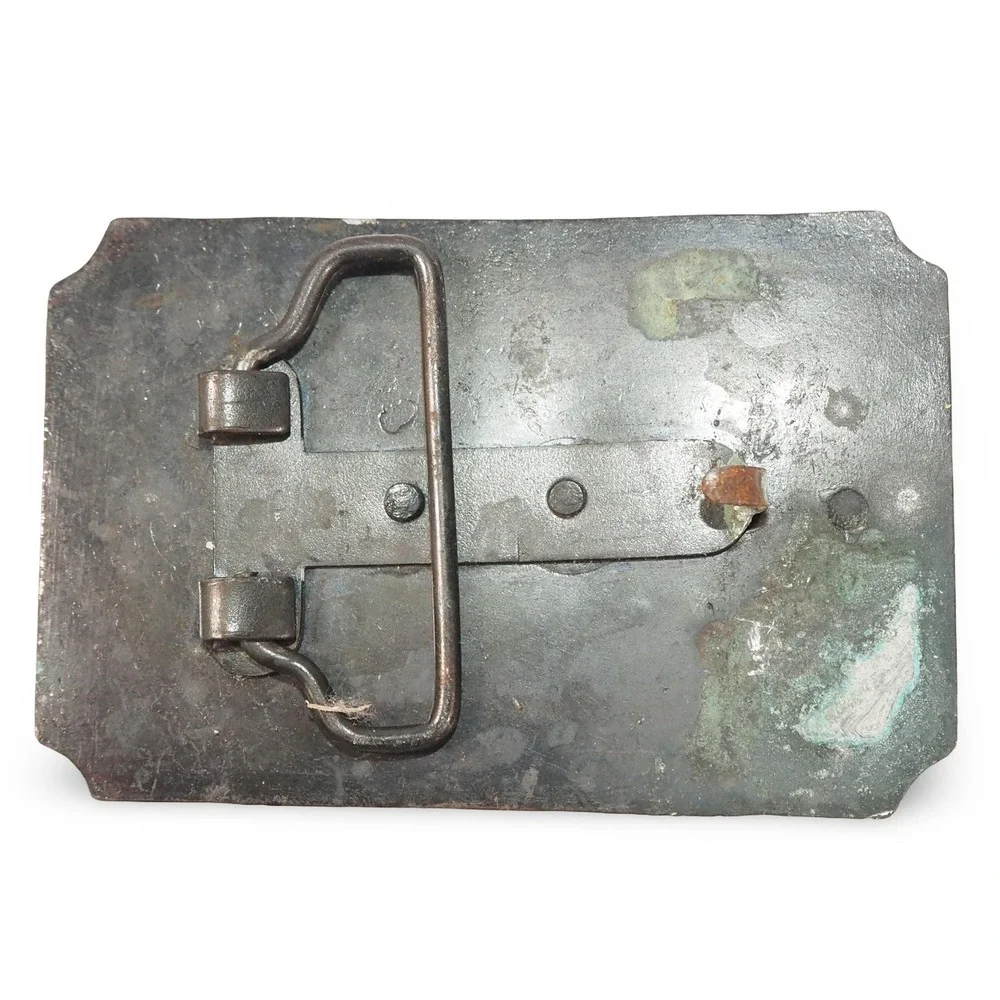 Vintage Pony Express From 1849 Belt Buckle Western Cowboy Horse US Mail Bronze‎